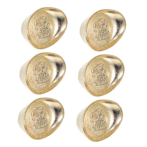 MUCKLILY 6 Stück Teiliges Goldfarbener Dekorativer Metallbarren Wohnaccessoire Edles Kreative Tischdekoration Langlebig und Platzsparend für Büro Wohnzimmer MUCKLILY 6 Stück Teiliges Goldfarbener Dekorativer Metallbarren Wohnaccessoire Edles Kreative Tischdekoration Langlebig und Platzsparend für Büro Wohnzimmer von MUCKLILY