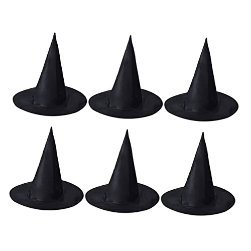 MUCKLILY 6 Stück Teiliges Halloween Hexenhüte aus Strapazierfähigem Oxfordstoff Cosplay und Party Accessoire für Hexen und Zauberer Kostüme für Karneval Maskerade und Bühnenauftritte MUCKLILY 6 Stück Teiliges Halloween Hexenhüte aus Strapazierfähigem Oxfordstoff Cosplay und Party Accessoire für Hexen und Zauberer Kostüme für Karneval Maskerade und Bühnenauftritte von MUCKLILY