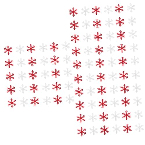 MUCKLILY 600 Stück Teiliges Weihnachts Schneeflocken Konfetti aus Sicherem Farbenfrohem Vliesstoff Festliche Hängende Schneeflocken Ornamente für Weihnachtsdeko Basteln und Party MUCKLILY 600 Stück Teiliges Weihnachts Schneeflocken Konfetti aus Sicherem Farbenfrohem Vliesstoff Festliche Hängende Schneeflocken Ornamente für Weihnachtsdeko Basteln und Party von MUCKLILY