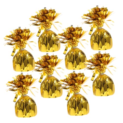 MUCKLILY 8 Stück Ballon-Anhänger Peso Pluma Partydekorationen Tisch-Ballonbogen-Kit Ballonbogenrahmen pastellfarbene Luftballons Neonballons Ballongrößer Zementblock Golden MUCKLILY 8 Stück Ballon-Anhänger Peso Pluma Partydekorationen Tisch-Ballonbogen-Kit Ballonbogenrahmen pastellfarbene Luftballons Neonballons Ballongrößer Zementblock Golden von MUCKLILY