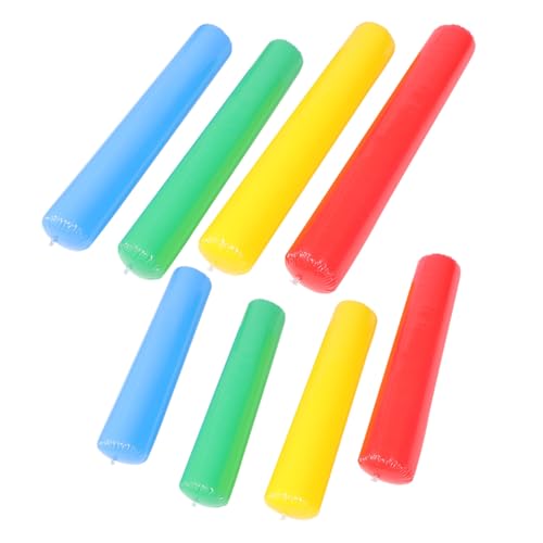 MUCKLILY 8 Stück Teiliges Aufblasbares PVC Cheerleader Bunte Lärmsticks für Kindergarten Party Wiederverwendbare Team anfeuerungsspielzeuge für Sport Feier MUCKLILY 8 Stück Teiliges Aufblasbares PVC Cheerleader Bunte Lärmsticks für Kindergarten Party Wiederverwendbare Team anfeuerungsspielzeuge für Sport Feier von MUCKLILY