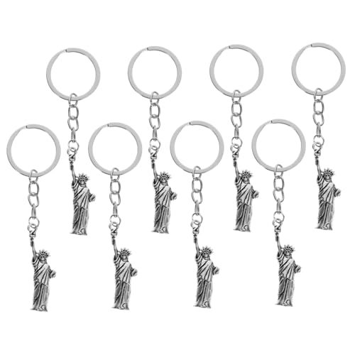 MUCKLILY 8Stücke Schlüsselanhänger Patriotische Göttin Taschenanhänger Zum Unabhängigkeitstag Party Accessoires Für Patriotische Feiern MUCKLILY 8Stücke Schlüsselanhänger Patriotische Göttin Taschenanhänger Zum Unabhängigkeitstag Party Accessoires Für Patriotische Feiern von MUCKLILY