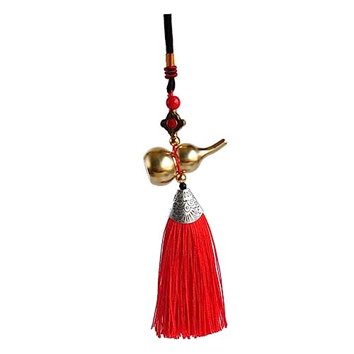 MUCKLILY Anhänger mit Quaste Dekorative Kupfergourd Hängedekoration für Auto und Zuhause Symbol für Wohlstand für Büro und Geschäfte MUCKLILY Anhänger mit Quaste Dekorative Kupfergourd Hängedekoration für Auto und Zuhause Symbol für Wohlstand für Büro und Geschäfte von MUCKLILY