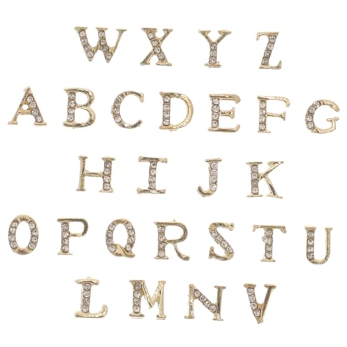 MUCKLILY Buchstaben Nail Charms Teilig Nageldekorationen mit Strass für Maniküre Nail Art Schmuck für Frauen und Mädchen Vielseitige Buchstaben Anhänger für Einzigartiges Nageldesign MUCKLILY Buchstaben Nail Charms Teilig Nageldekorationen mit Strass für Maniküre Nail Art Schmuck für Frauen und Mädchen Vielseitige Buchstaben Anhänger für Einzigartiges Nageldesign von MUCKLILY