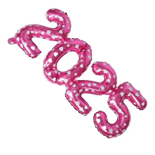 MUCKLILY Digitale Ballonkrone Abschluss Ballon 2025 Luftballons Party herzlichen glückwunsch grad ballon bunt LED Rosa für große Anzahl Ballons Zahlenballons Aluminiumfolie MUCKLILY Digitale Ballonkrone Abschluss Ballon 2025 Luftballons Party herzlichen glückwunsch grad ballon bunt LED Rosa für große Anzahl Ballons Zahlenballons Aluminiumfolie von MUCKLILY