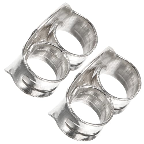 MUCKLILY Einstellbare Ohrstecker Verschlüsse aus Silber Ohrstecker Stopper Flexibel Sicher für Damen und Herren DIY Schmuckzubehör Langlebig und Leicht MUCKLILY Einstellbare Ohrstecker Verschlüsse aus Silber Ohrstecker Stopper Flexibel Sicher für Damen und Herren DIY Schmuckzubehör Langlebig und Leicht von MUCKLILY