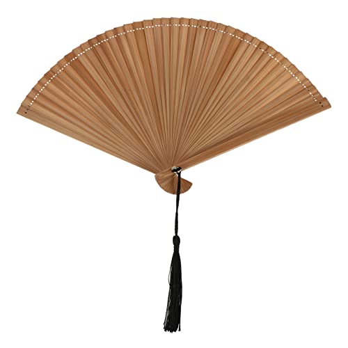 MUCKLILY Faltbarer Handfächer aus mit Quaste und Tragetasche Vintage Design für Tanz Dekoration und Braun und Praktisch Zufällige Farbe Zufällige Farbe MUCKLILY Faltbarer Handfächer aus mit Quaste und Tragetasche Vintage Design für Tanz Dekoration und Braun und Praktisch Zufällige Farbe Zufällige Farbe von MUCKLILY