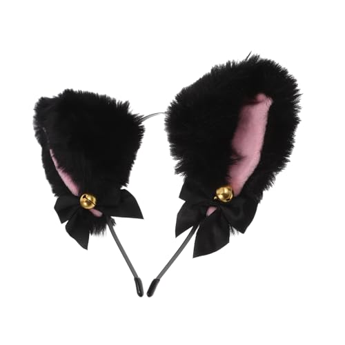 MUCKLILY Flauschiges Fuchs Stirnband mit Glöckchen Süßes Kostüm Accessoire für Cosplay Halloween und Partys Realistische Tierohren für Damen MUCKLILY Flauschiges Fuchs Stirnband mit Glöckchen Süßes Kostüm Accessoire für Cosplay Halloween und Partys Realistische Tierohren für Damen von MUCKLILY