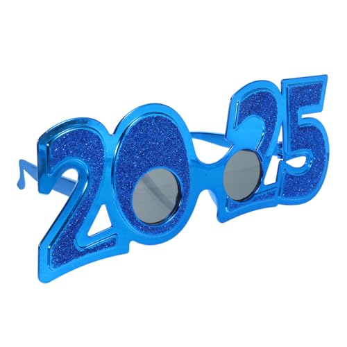 MUCKLILY Gläser Mit Gerader Brettform Weihnachtsbrille Trendy Glitzer-zahlenbrille Partybrille Frohes Neues Jahr Brille Rave Erwachsene Kind Partygeschenke Für Das Neue Jahr Stk Blau MUCKLILY Gläser Mit Gerader Brettform Weihnachtsbrille Trendy Glitzer-zahlenbrille Partybrille Frohes Neues Jahr Brille Rave Erwachsene Kind Partygeschenke Für Das Neue Jahr Stk Blau von MUCKLILY