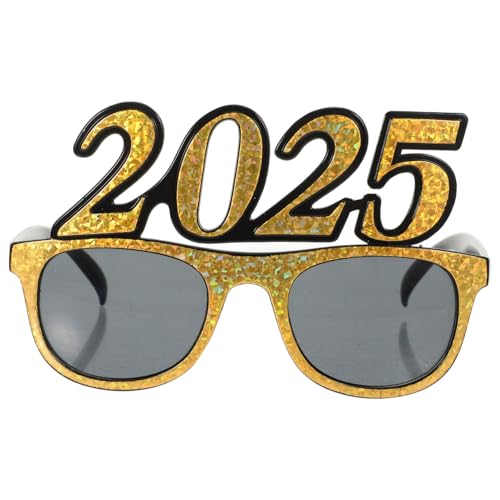 MUCKLILY Goldene Laserquadratgläser Neujahrsfeierbrille 2025 Partybrillen Silvesterbrille ZUMBEITUNG Brillen Partyzubehör für Silvester 2025 Party-Brillen-Dekore Silvester-Party-Brille Stk MUCKLILY Goldene Laserquadratgläser Neujahrsfeierbrille 2025 Partybrillen Silvesterbrille ZUMBEITUNG Brillen Partyzubehör für Silvester 2025 Party-Brillen-Dekore Silvester-Party-Brille Stk von MUCKLILY