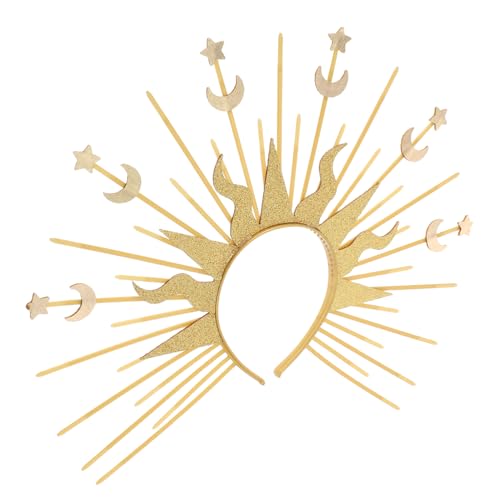 MUCKLILY Haarschmuck für Frauen Goldene Mond Modischer Kopfschmuck für Karneval Partys und Trendiger Haarschmuck für Besondere Anlässe MUCKLILY Haarschmuck für Frauen Goldene Mond Modischer Kopfschmuck für Karneval Partys und Trendiger Haarschmuck für Besondere Anlässe von MUCKLILY