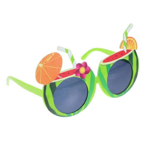 MUCKLILY Hawaiianische Brille Gefälligkeiten Für Strandpartys Sommer Strand Foto Requisiten Sommer -sonnenbrille Geburtstagsfeier Hawaiische Lustige Brille Plastik Green MUCKLILY Hawaiianische Brille Gefälligkeiten Für Strandpartys Sommer Strand Foto Requisiten Sommer -sonnenbrille Geburtstagsfeier Hawaiische Lustige Brille Plastik Green von MUCKLILY