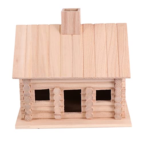 MUCKLILY Holz Vogelhaus für Kleine Kreatives Langlebiges Futterhäuschen im Holzdesign für Kanarienvögel Papageien und Andere Kleine zum Aufhängen im Garten oder Zuhause MUCKLILY Holz Vogelhaus für Kleine Kreatives Langlebiges Futterhäuschen im Holzdesign für Kanarienvögel Papageien und Andere Kleine zum Aufhängen im Garten oder Zuhause von MUCKLILY