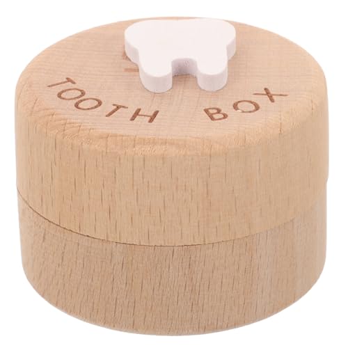 MUCKLILY Holz Zahnaufbewahrungsbox für Einzigartiger Organizer Behälter für Haar zur Erinnerung an Babyzähne für Jungen MUCKLILY Holz Zahnaufbewahrungsbox für Einzigartiger Organizer Behälter für Haar zur Erinnerung an Babyzähne für Jungen von MUCKLILY