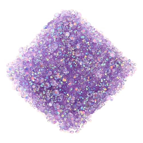 MUCKLILY Jelly Resin Flatback Rhinestones in Mixed Bunte Nail Gems für Nail Art Flache Steine für DIY Makeup Handyhüllen und Scrapbooking von MUCKLILY