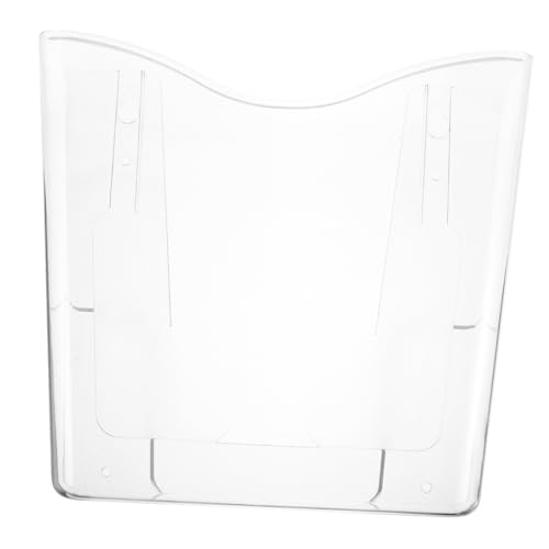 MUCKLILY Katalogständer Zeitschriftenhalter aus Pappe Wall Mount Mails Magazine Organizer Wandregal für Zeitschriften Magazin-Wandhalter Prospektständer Acryl Transparent MUCKLILY Katalogständer Zeitschriftenhalter aus Pappe Wall Mount Mails Magazine Organizer Wandregal für Zeitschriften Magazin-Wandhalter Prospektständer Acryl Transparent von MUCKLILY