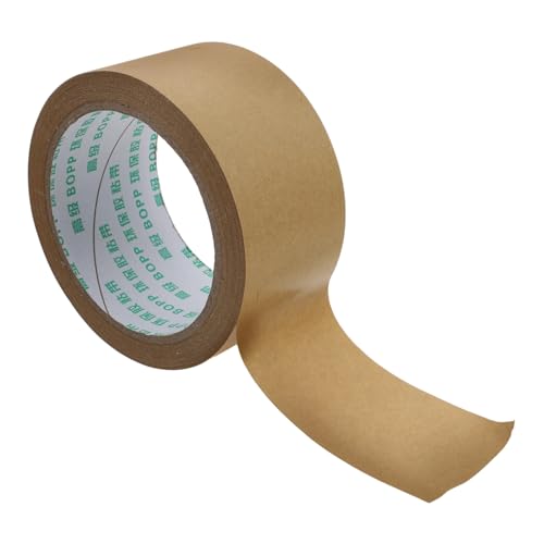 MUCKLILY Klebeband Aus Kraftpapier Kraftpapierband Paketklebeband Klebeband Für Verpackungskartons Nahtloses Bastelpapierband Bildband Hochleistungs-kraftband Versandklebeband von MUCKLILY