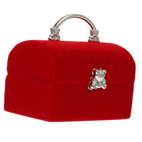 MUCKLILY Kleine Schmuckbox Rot für Ringe Ohrringe Ketten Anhänger Schmuckaufbewahrung Geschenkbox für Verlobungsring Hochzeit Valentinstag Verpackung MUCKLILY Kleine Schmuckbox Rot für Ringe Ohrringe Ketten Anhänger Schmuckaufbewahrung Geschenkbox für Verlobungsring Hochzeit Valentinstag Verpackung von MUCKLILY
