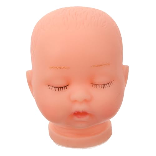 MUCKLILY Kleiner Puppenkopf DIY Bastelzubehör Geruchsfreier Langlebiger Miniaturkopf für Puppenherstellung Dekoration und Individuelle Kostüme für Kreative Handwerksprojekte von MUCKLILY