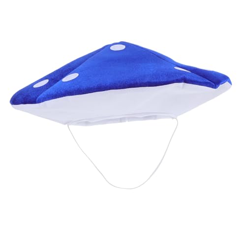 MUCKLILY Kopfschmuck Pilzhut Food-Kostüm-Hut Pilzhut für Kleinkinder riesiger Pilzhut Pflanzen-Cosplay-Kappe Pilzhut Halloween großer Pilzhut lustiger Essenshut für Erwachsene Stoff Blau MUCKLILY Kopfschmuck Pilzhut Food-Kostüm-Hut Pilzhut für Kleinkinder riesiger Pilzhut Pflanzen-Cosplay-Kappe Pilzhut Halloween großer Pilzhut lustiger Essenshut für Erwachsene Stoff Blau von MUCKLILY