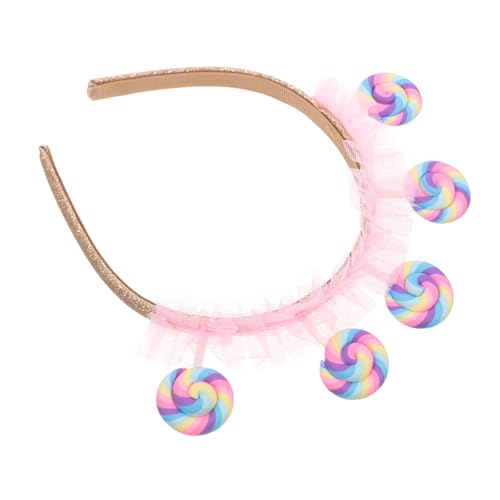 MUCKLILY Lollipop Haarschmuck Für Süßigkeiten Stirnband Für Kreatives Stirnband Für Partys Und Geburtstagsfeiern Cartoon Design Für Kleine Prinzessinnen MUCKLILY Lollipop Haarschmuck Für Süßigkeiten Stirnband Für Kreatives Stirnband Für Partys Und Geburtstagsfeiern Cartoon Design Für Kleine Prinzessinnen von MUCKLILY