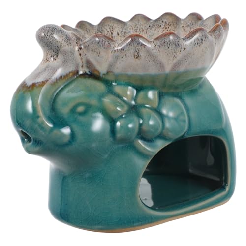 MUCKLILY Lotus Elefant Keramik Räuchergefäß Elegantes Retro duftöl Aromatherapie für Wohnzimmer Büro Hotel Dekoration MUCKLILY Lotus Elefant Keramik Räuchergefäß Elegantes Retro duftöl Aromatherapie für Wohnzimmer Büro Hotel Dekoration von MUCKLILY