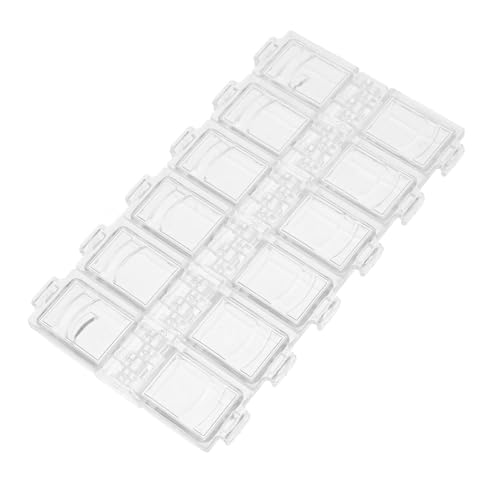 MUCKLILY Nagelbox Organizer mit Fächern Transparente Perlenaufbewahrung für Nailart Zubehör Kompakte und Sortierbox für Kleine Schmuckteile und Bastelprojekte MUCKLILY Nagelbox Organizer mit Fächern Transparente Perlenaufbewahrung für Nailart Zubehör Kompakte und Sortierbox für Kleine Schmuckteile und Bastelprojekte von MUCKLILY