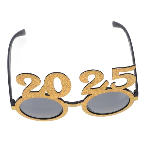 MUCKLILY Neujahrsparty Brille Einzigartige Feiern Accessoire Lustige Foto Requisiten für Unvergessliche Bequeme Passform für bei Festlichkeiten von MUCKLILY