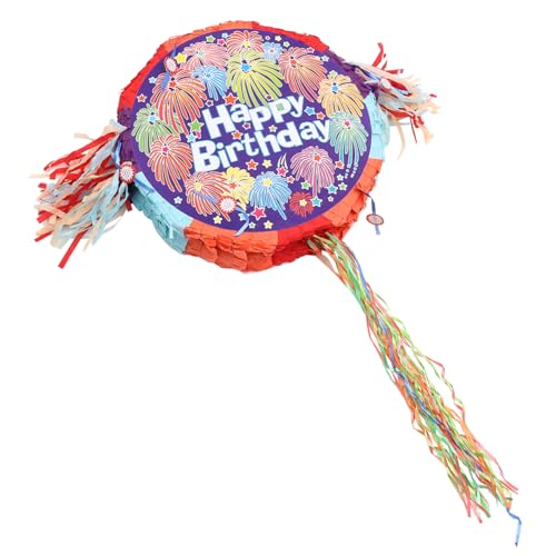 MUCKLILY Pinata Partydekoration für Geburtstagsfeiern Faltbare Runde Pinata aus Hochwertigem Material Requisite für Fröhliche Veranstaltungen MUCKLILY Pinata Partydekoration für Geburtstagsfeiern Faltbare Runde Pinata aus Hochwertigem Material Requisite für Fröhliche Veranstaltungen von MUCKLILY