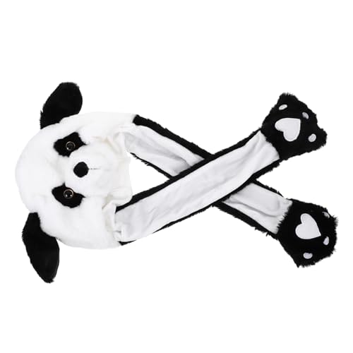 MUCKLILY Plüsch Tiermütze mit Beweglichen Ohren Bequemes Cartoon Kostüm accessoire für Erwachsene und Geeignet für Party Karneval Cosplay und Festtagsfeiern von MUCKLILY