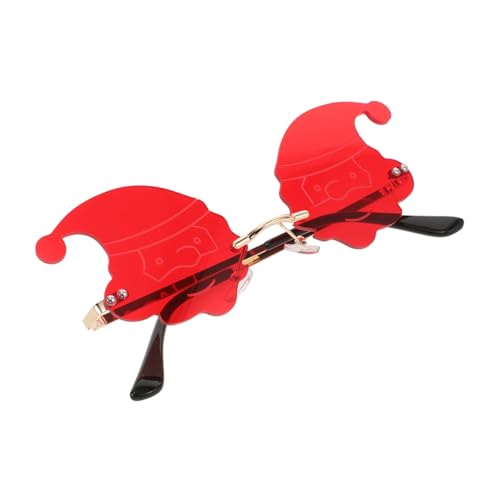 MUCKLILY Randlose Weihnachtsbrille Kreative Party Sonnenbrille für Festliche Anlässe Leichte und Bequeme Dekoration für Foto Requisiten für Silvester und Weihnachtsfeiern MUCKLILY Randlose Weihnachtsbrille Kreative Party Sonnenbrille für Festliche Anlässe Leichte und Bequeme Dekoration für Foto Requisiten für Silvester und Weihnachtsfeiern von MUCKLILY