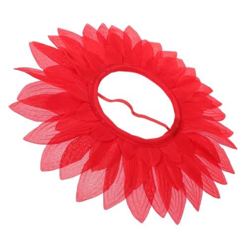 MUCKLILY Rotes Sonnenblumen kostüm headgear Lustiges Blumen kopfschmuck Zubehör für Karneval Kindergarten Party Sichere Realistische Langlebige und Bequeme Kopfbedeckung MUCKLILY Rotes Sonnenblumen kostüm headgear Lustiges Blumen kopfschmuck Zubehör für Karneval Kindergarten Party Sichere Realistische Langlebige und Bequeme Kopfbedeckung von MUCKLILY