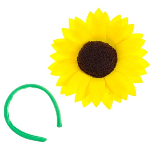 MUCKLILY Sonnenblumen-Stirnband Festival-Haarband gefälschte Sonnenblumenköpfe Sonnenblumenkopf Simulationsblumen-Haarband Sonnenblumen-Stirnbänder Haarreferenz Stoff Yellow MUCKLILY Sonnenblumen-Stirnband Festival-Haarband gefälschte Sonnenblumenköpfe Sonnenblumenkopf Simulationsblumen-Haarband Sonnenblumen-Stirnbänder Haarreferenz Stoff Yellow von MUCKLILY