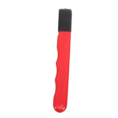 MUCKLILY Wetzstein komfortabel Tasche Klingen Schere Messerschärfer für Rasenmäher Outdoor Messerschärfer Gartenwerkzeug Schärfer Stahl Schärfer Werkzeugschärfer Schärfwerkzeug Plastik rot von MUCKLILY
