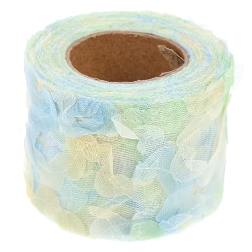 MUELODSIC 1 Rolle Chiffon Stickerei für DIY Kleidung und Haarschmuck Yards Bunt Sicher und Farbecht für Kreative Projekte MUELODSIC 1 Rolle Chiffon Stickerei für DIY Kleidung und Haarschmuck Yards Bunt Sicher und Farbecht für Kreative Projekte von MUELODSIC