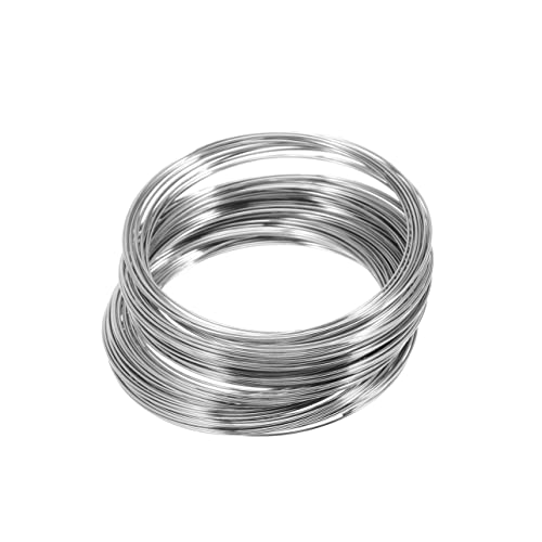 MUELODSIC 1 Rolle DIY Handgemachter Schmuckdraht Kreise Silberner für Armbänder und Schmuckherstellung für Frauen und Mädchen MUELODSIC 1 Rolle DIY Handgemachter Schmuckdraht Kreise Silberner für Armbänder und Schmuckherstellung für Frauen und Mädchen von MUELODSIC