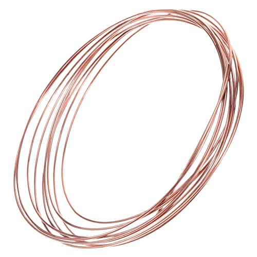 MUELODSIC 1 Rolle Kupferdraht Flexibler Leitfähiger Draht für DIY Handwerksprojekte Schmuckherstellung und Bastelarbeiten Hochwertiger Reiner Kupferdraht für Vielseitige Anwendungen MUELODSIC 1 Rolle Kupferdraht Flexibler Leitfähiger Draht für DIY Handwerksprojekte Schmuckherstellung und Bastelarbeiten Hochwertiger Reiner Kupferdraht für Vielseitige Anwendungen von MUELODSIC
