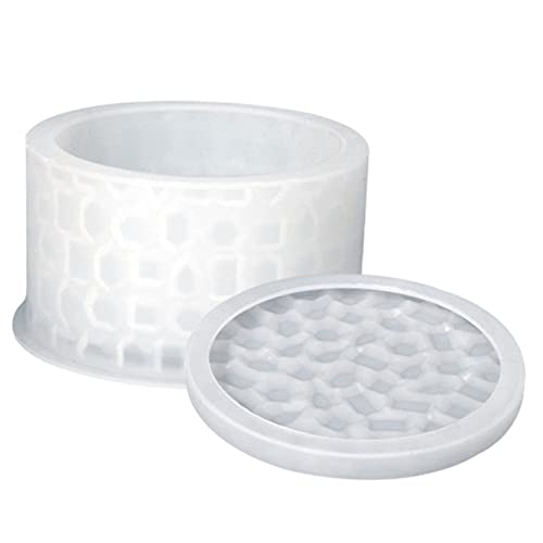 MUELODSIC 1 Satz DIY Silikon Gießform Set für Runde Aufbewahrungsgläser Epoxidharz Formen mit Feinen Diamanttexturen für Kreative Projekte für und Personalisierte Bastelarbeiten MUELODSIC 1 Satz DIY Silikon Gießform Set für Runde Aufbewahrungsgläser Epoxidharz Formen mit Feinen Diamanttexturen für Kreative Projekte für und Personalisierte Bastelarbeiten von MUELODSIC