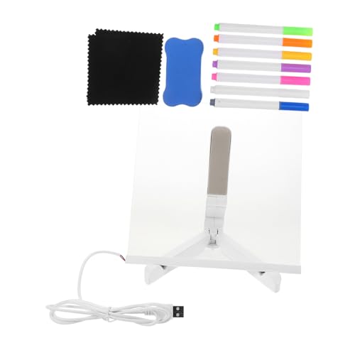MUELODSIC 1 Satz Farbiges Notizbrett Acryl-nachrichtentafel Leuchtet Auf Led-schreibtafel Für Leuchtmarkierungstafel Geführte Weiße Tafel Leichtplatte Transparent Acrylsäure MUELODSIC 1 Satz Farbiges Notizbrett Acryl-nachrichtentafel Leuchtet Auf Led-schreibtafel Für Leuchtmarkierungstafel Geführte Weiße Tafel Leichtplatte Transparent Acrylsäure von MUELODSIC