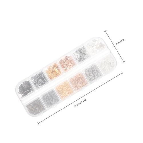 MUELODSIC 1 Schachtel Teiliges DIY Schmuckzubehör Lobster verschlüsse und Sprungringe Langlebige Verbindungselemente für Armbänder und Halsketten Praktische Aufbewahrungsbox Geeignet zum MUELODSIC 1 Schachtel Teiliges DIY Schmuckzubehör Lobster verschlüsse und Sprungringe Langlebige Verbindungselemente für Armbänder und Halsketten Praktische Aufbewahrungsbox Geeignet zum von MUELODSIC