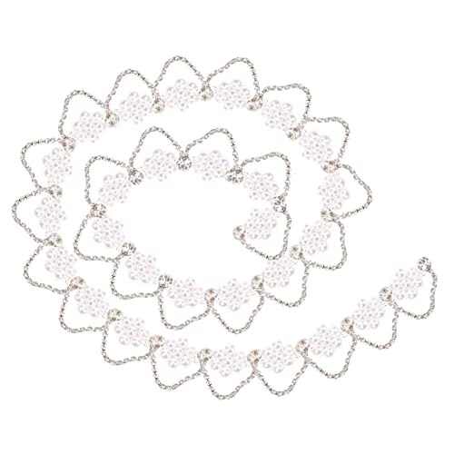 MUELODSIC 1 Schnur Perlenblumen Stirnband Perlenkette Geformte Strasssteine Trim Outfits Bekleidung Perlen Strasskette DIY Strassseil Dekorative Strasskette Stirnbänder Metall MUELODSIC 1 Schnur Perlenblumen Stirnband Perlenkette Geformte Strasssteine Trim Outfits Bekleidung Perlen Strasskette DIY Strassseil Dekorative Strasskette Stirnbänder Metall von MUELODSIC