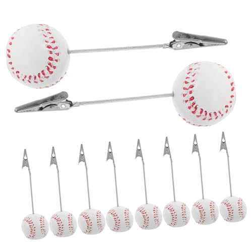 MUELODSIC 10 Stück Baseball Memo Clips aus Robustem Resin mit Alligator-klemme Leichte Tischkartenhalter für Sportevents Vielseitig Einsetzbar als Namensschild Tischnummernhalter MUELODSIC 10 Stück Baseball Memo Clips aus Robustem Resin mit Alligator-klemme Leichte Tischkartenhalter für Sportevents Vielseitig Einsetzbar als Namensschild Tischnummernhalter von MUELODSIC