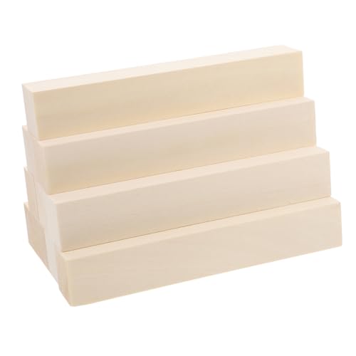 MUELODSIC 10 Stück Basswood Gravur Kit Holzstab Holzdübel zum Basteln geschnitztes Holztier Bastelstöcke aus Holz Holzblöcke Holzblock Dandiya-Sticks für Garba Holzstock Linde Beige MUELODSIC 10 Stück Basswood Gravur Kit Holzstab Holzdübel zum Basteln geschnitztes Holztier Bastelstöcke aus Holz Holzblöcke Holzblock Dandiya-Sticks für Garba Holzstock Linde Beige von MUELODSIC