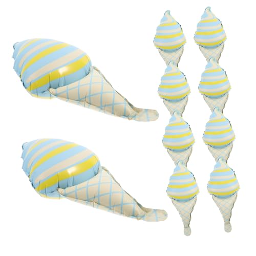 MUELODSIC 10 Stück Eiscreme Folienballons mit Niedlichem Eiscreme Design Langlebige Aluminiumfolie für Geburtstagsparty Sommerliche Feiern Kindgerechte Partydekoration MUELODSIC 10 Stück Eiscreme Folienballons mit Niedlichem Eiscreme Design Langlebige Aluminiumfolie für Geburtstagsparty Sommerliche Feiern Kindgerechte Partydekoration von MUELODSIC