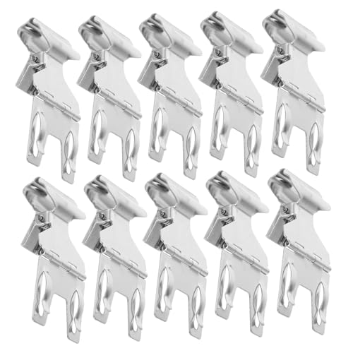 MUELODSIC 10 Stück Etikettenhalter aus Edelstahl Verstellbare Preisschild Clips mit Pop Werbeclip für Brot und Supermarktregale Praktische Preisschilder Halter zur Einfachen Preisanpassung MUELODSIC 10 Stück Etikettenhalter aus Edelstahl Verstellbare Preisschild Clips mit Pop Werbeclip für Brot und Supermarktregale Praktische Preisschilder Halter zur Einfachen Preisanpassung von MUELODSIC