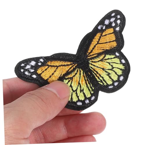 MUELODSIC 10 Stück Große Bestickte Schmetterling Bügelflicken Strapazierfähige Applikationen zum Aufbügeln Vielseitige Diy Stoffpatches für Kleidung Hüte Jacken und Taschen Farbintensive MUELODSIC 10 Stück Große Bestickte Schmetterling Bügelflicken Strapazierfähige Applikationen zum Aufbügeln Vielseitige Diy Stoffpatches für Kleidung Hüte Jacken und Taschen Farbintensive von MUELODSIC