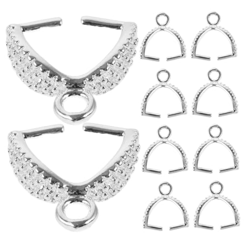 MUELODSIC 10 Stück Melonensamen Schnalle Für Armbänder Charm Halter Halsketten Anhänger Verbinder Halsketten Öse Schlüsselanhänger Anhänger Verschlüsse Charms Zur von MUELODSIC
