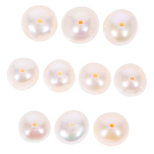 MUELODSIC 10 Stück Natürliche Süßwasserperlen Near-round Lose Perlen mit Kreative Spacer Perlen für Schmuckherstellung für Armbänder Halsketten Ohrringe DIY Schmuckdesign MUELODSIC 10 Stück Natürliche Süßwasserperlen Near-round Lose Perlen mit Kreative Spacer Perlen für Schmuckherstellung für Armbänder Halsketten Ohrringe DIY Schmuckdesign von MUELODSIC