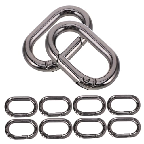 MUELODSIC 10 Stück Ringclip-geldbörse: Geldbörsen-taschenanhänger Für Handtaschen, Schraubverschluss, Schlüssel-organizer, Karabiner, Schlüsselanhänger-clip Für Schlüssel, Schwarz MUELODSIC 10 Stück Ringclip-geldbörse: Geldbörsen-taschenanhänger Für Handtaschen, Schraubverschluss, Schlüssel-organizer, Karabiner, Schlüsselanhänger-clip Für Schlüssel, Schwarz von MUELODSIC