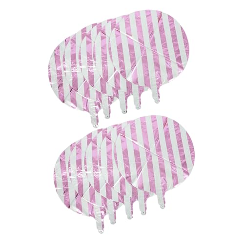 MUELODSIC 10 Stück Runde Gestreifte Folienballons in Candy Farben Aluminiumfolie Strapazierfähig Geburtstagsdeko für Party und Feierlichkeiten MUELODSIC 10 Stück Runde Gestreifte Folienballons in Candy Farben Aluminiumfolie Strapazierfähig Geburtstagsdeko für Party und Feierlichkeiten von MUELODSIC